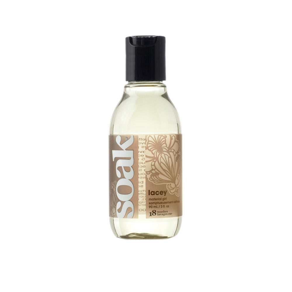 SOAK Laundry Soap Gentle No-Rinse 90 mL Lacey Bottle