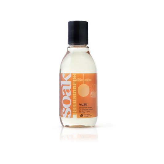 SOAK Laundry Soap Gentle No-Rinse 90 mL Yuzu Bottle