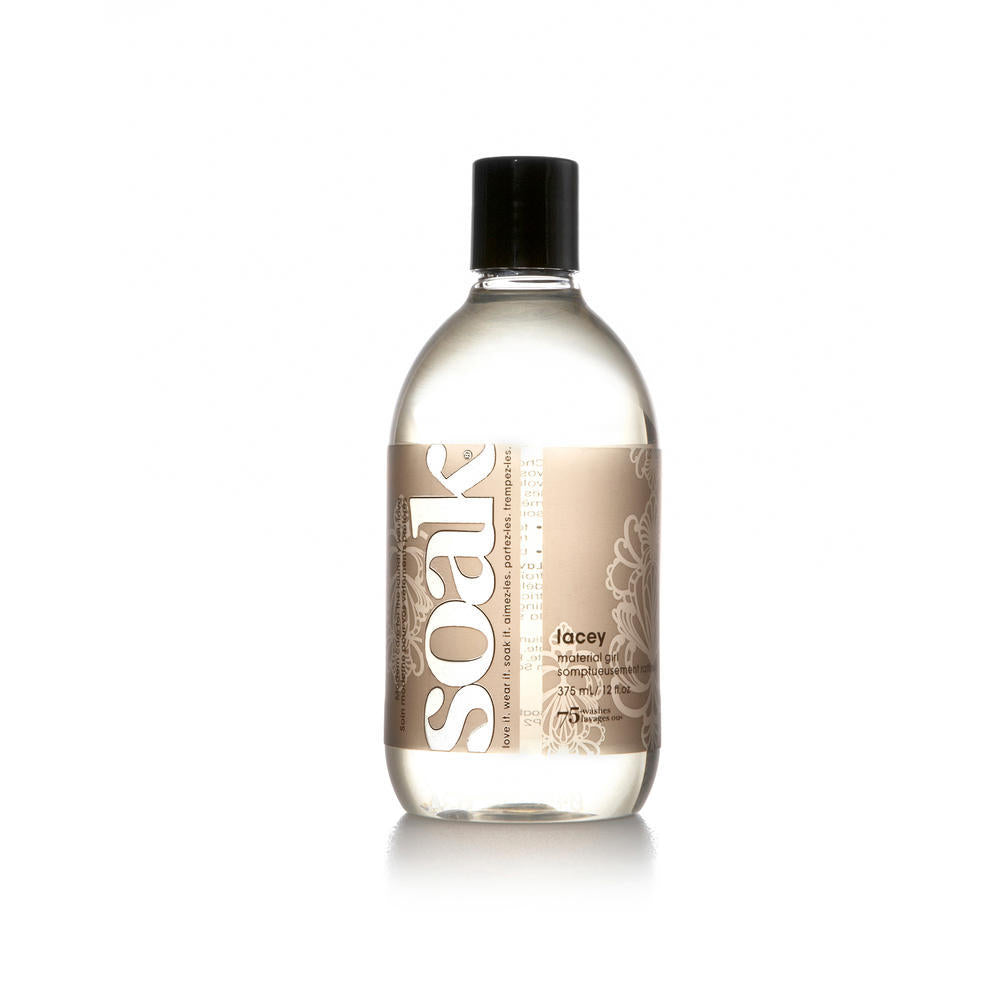 SOAK Laundry Soap Gentle No-Rinse 375 mL Lacey Bottle
