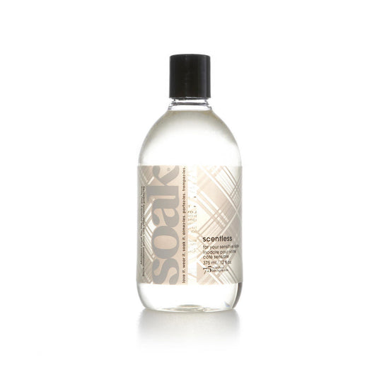 SOAK Laundry Soap Gentle No-Rinse 375 mL Scentless Bottle