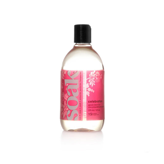SOAK Laundry Soap Gentle No-Rinse 375 mL Celebration Bottle