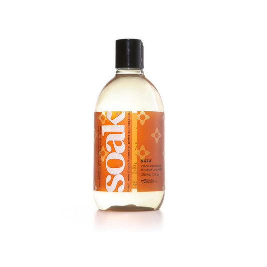 SOAK Laundry Soap Gentle No-Rinse 375 mL Yuzu Bottle