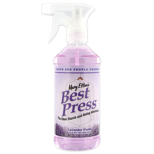 BEST PRESS Starch Alternative Pressing Aid 499 mL (16.9 oz) Lavender Fields