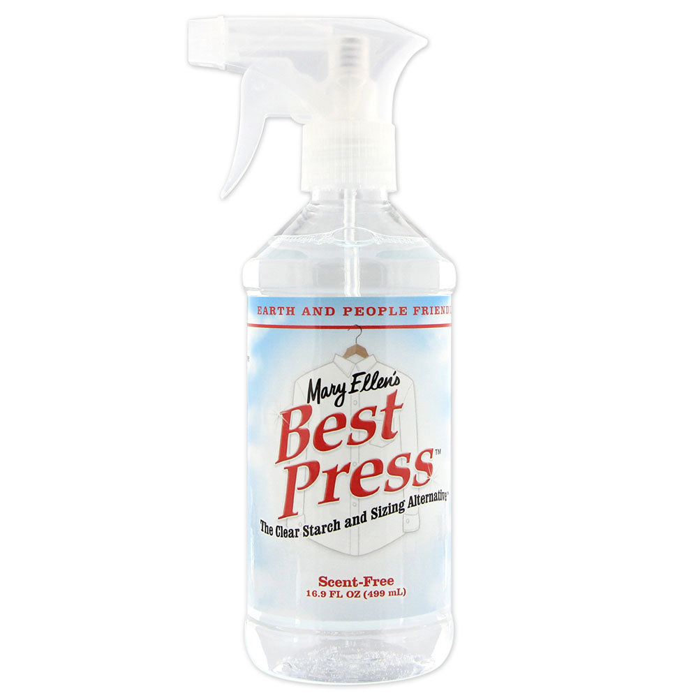 BEST PRESS Starch Alternative Pressing Aid 499 mL (16.9 oz) Scent Free