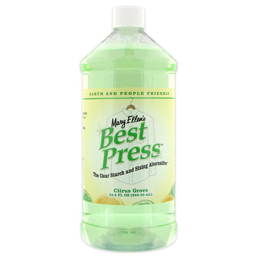 BEST PRESS Starch Alternative Pressing Aid 1,000 mL (33.8 oz) Citrus Grove