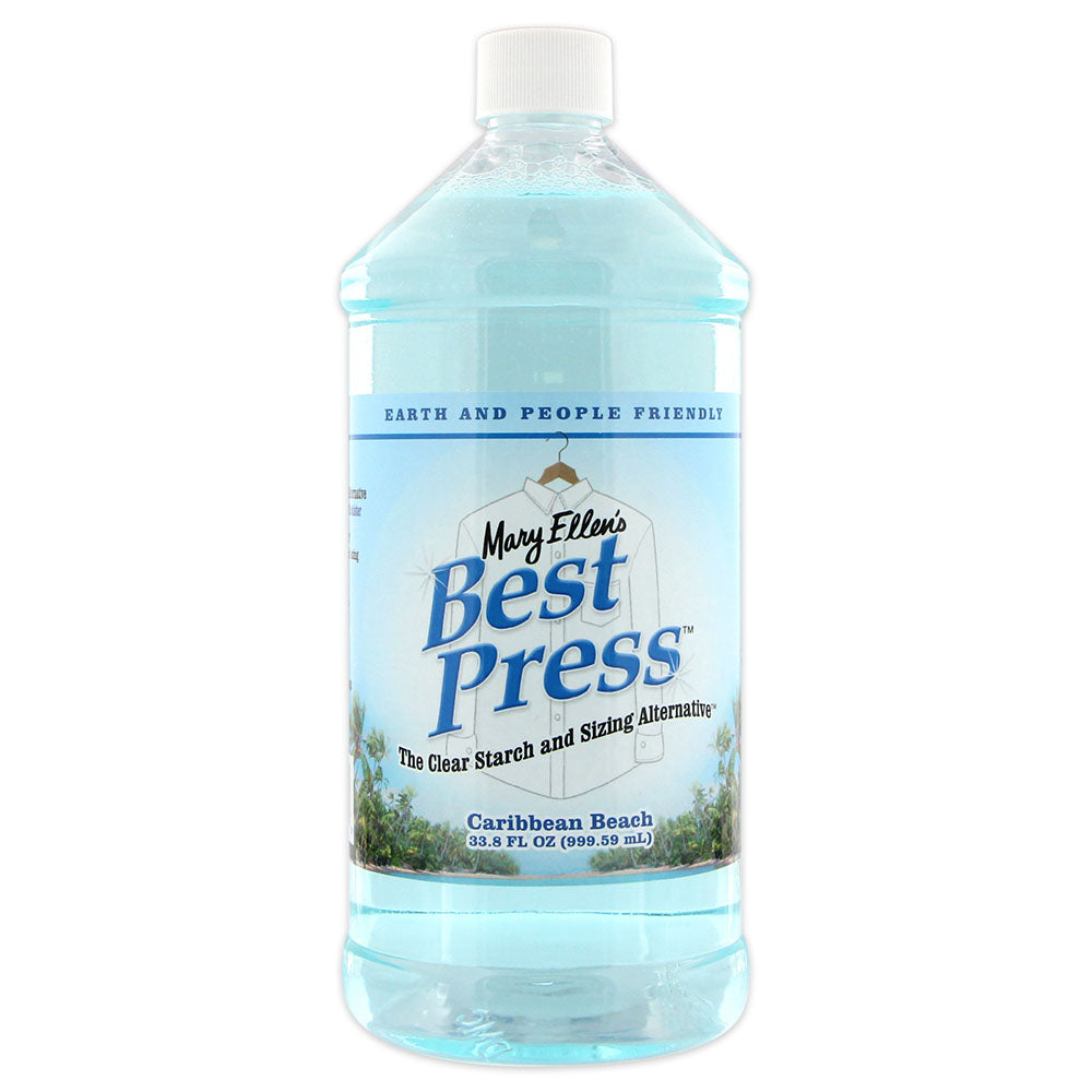 BEST PRESS Starch Alternative Pressing Aid 1,000 mL (33.8 oz) Caribbean Beach