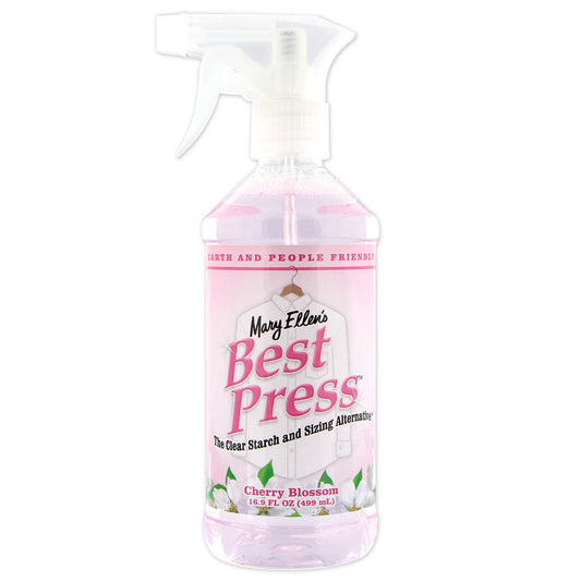 BEST PRESS Starch Alternative Spray – Cherry Blossom, 499 mL (16.9 oz)