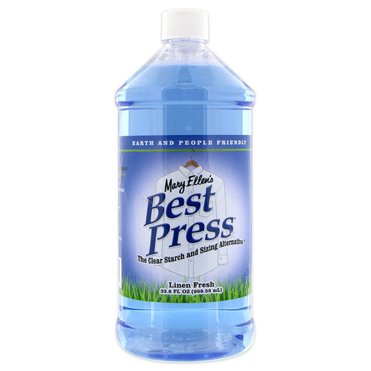 BEST PRESS Starch Alternative Refill – Linen Fresh, 1.0 L (33.8 oz)