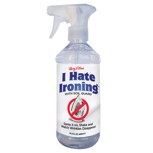 MARY ELLEN I Hate Ironing! Wrinkle‑Release Spray, 499 mL (16.9 fl oz)