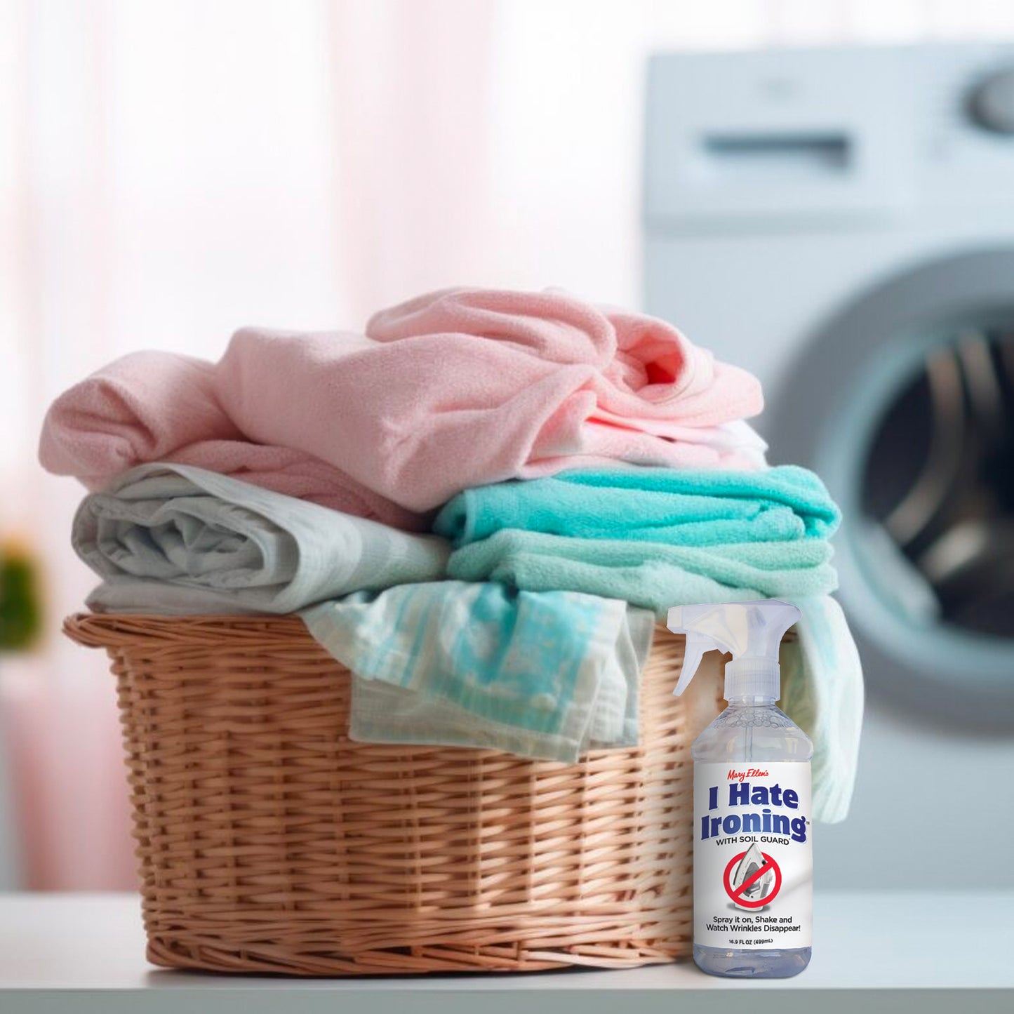 MARY ELLEN I Hate Ironing! Wrinkle‑Release Spray, 499 mL (16.9 fl oz)