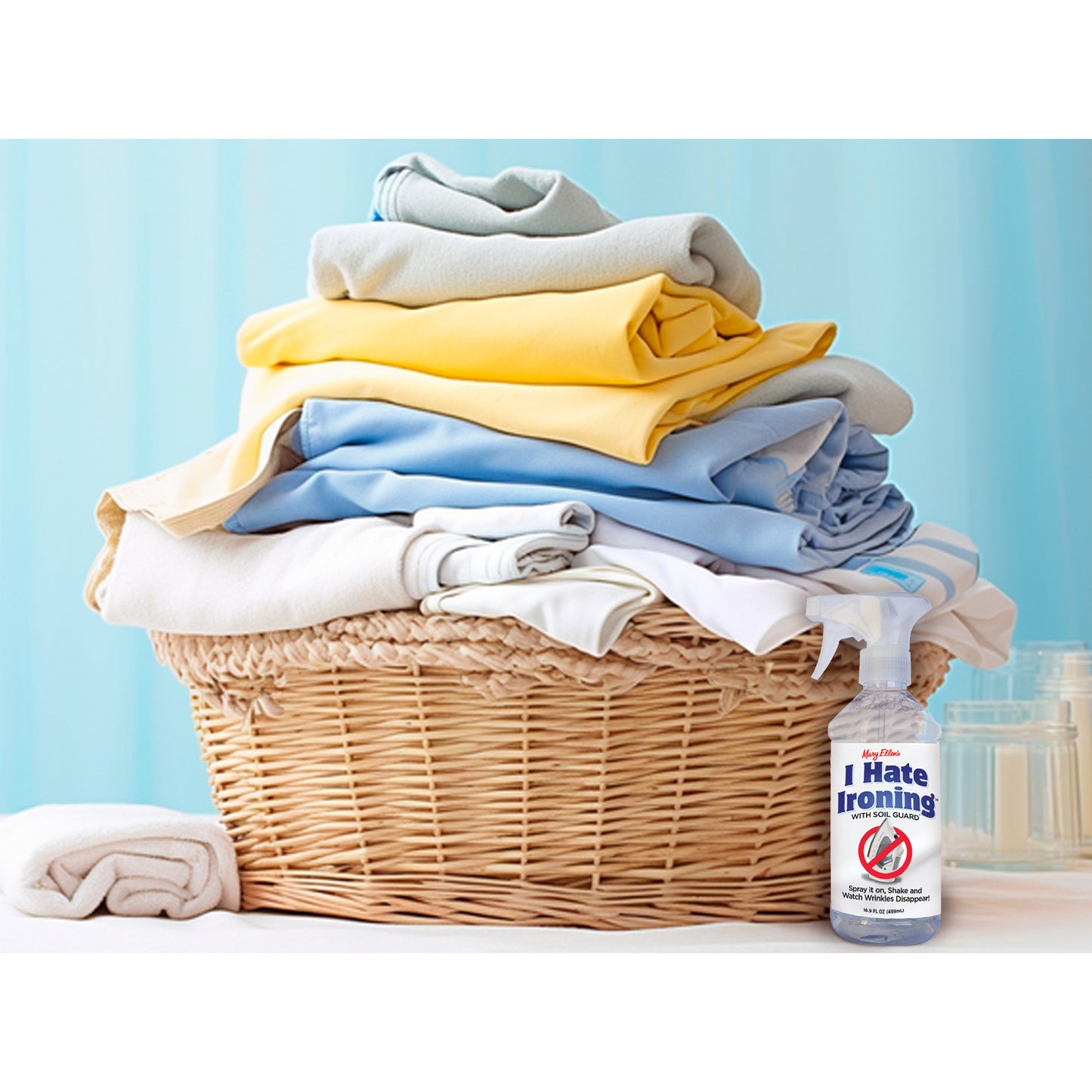 MARY ELLEN I Hate Ironing! Wrinkle‑Release Spray, 499 mL (16.9 fl oz)
