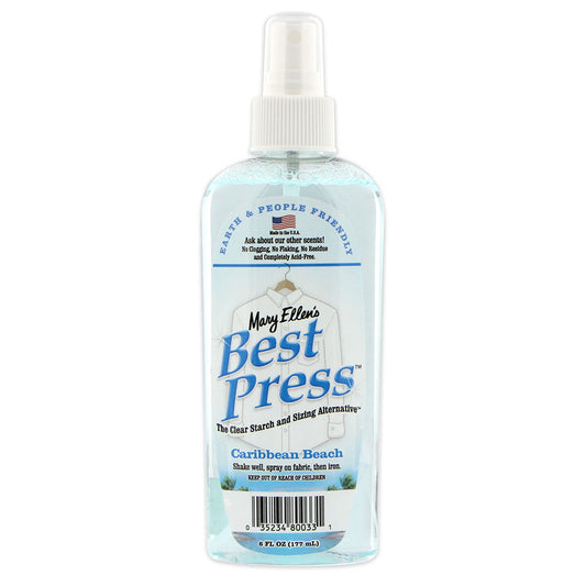 BEST PRESS Starch Alternative Spray – Caribbean Beach, 177 mL (6 oz)