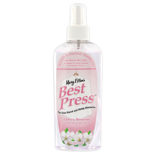 BEST PRESS Starch Alternative Spray – Cherry Blossom, 177 mL (6 oz)