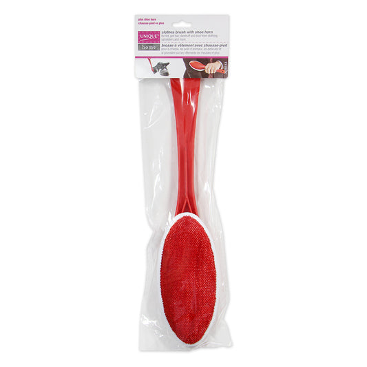 Unique Home Clothes Brush with Shoe Horn – 2‑in‑1 Garment Care