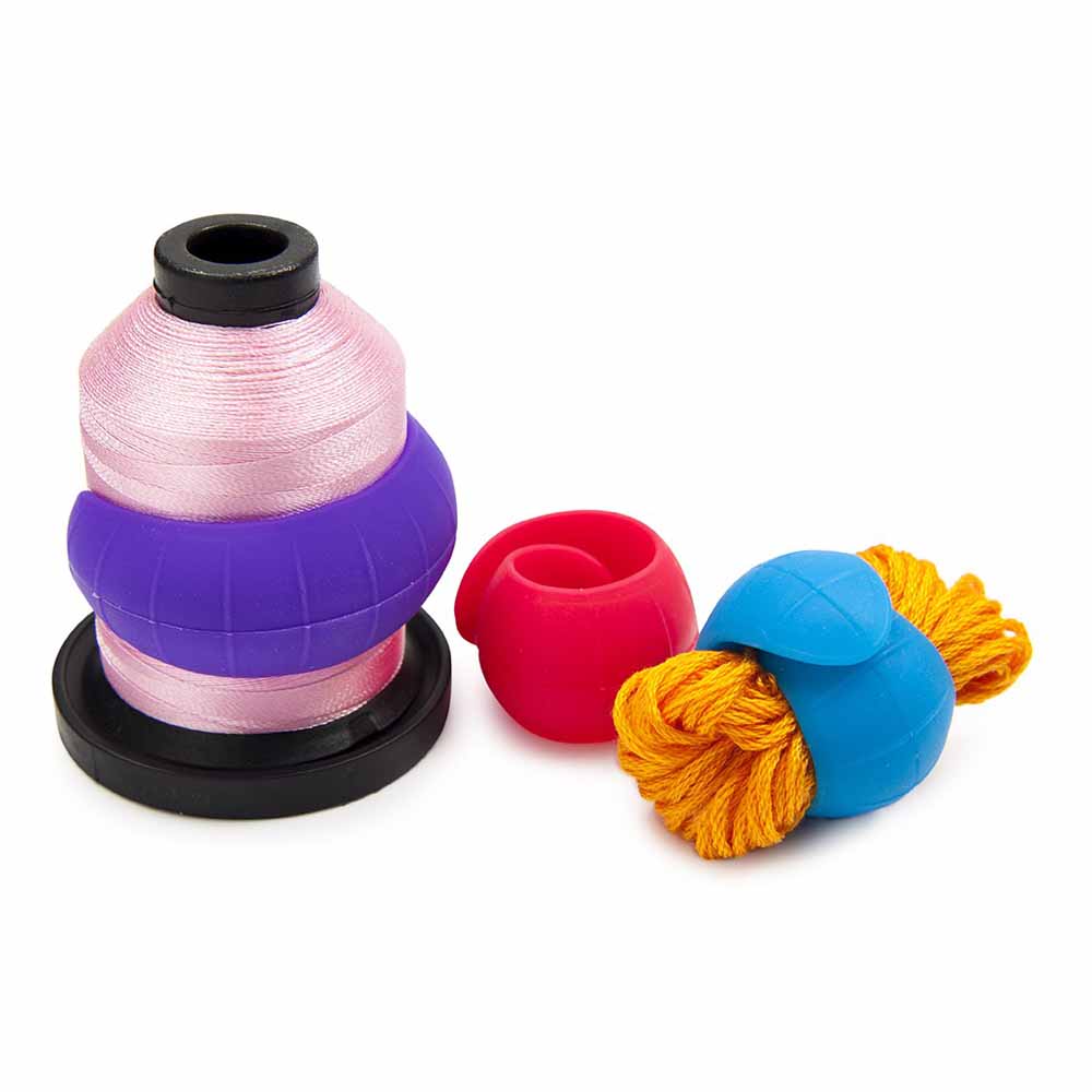 SEW TASTY Thread Spool Wraps Display – 28 Sets of 3