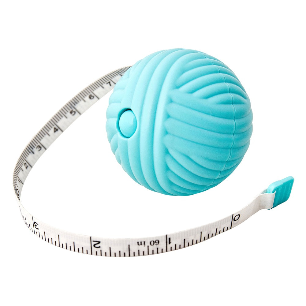 HEMLINE Yarn Ball Retractable Tape Measure 150 cm / 60 in Display (15 Pack)