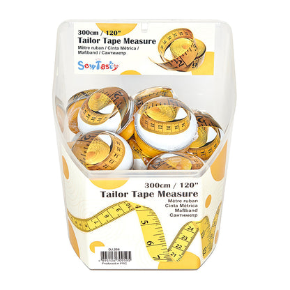 SEW TASTY Nature Retractable Tape Measure Assortment 36-Pc Display