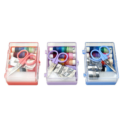 SEW TASTY Sewing Kit In Plastic Case With 26 Threads 24-Pc Display