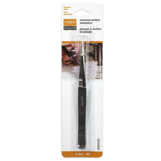 Unique Longarm Reverse-Action Tweezers – Fine Control with Tip Guard