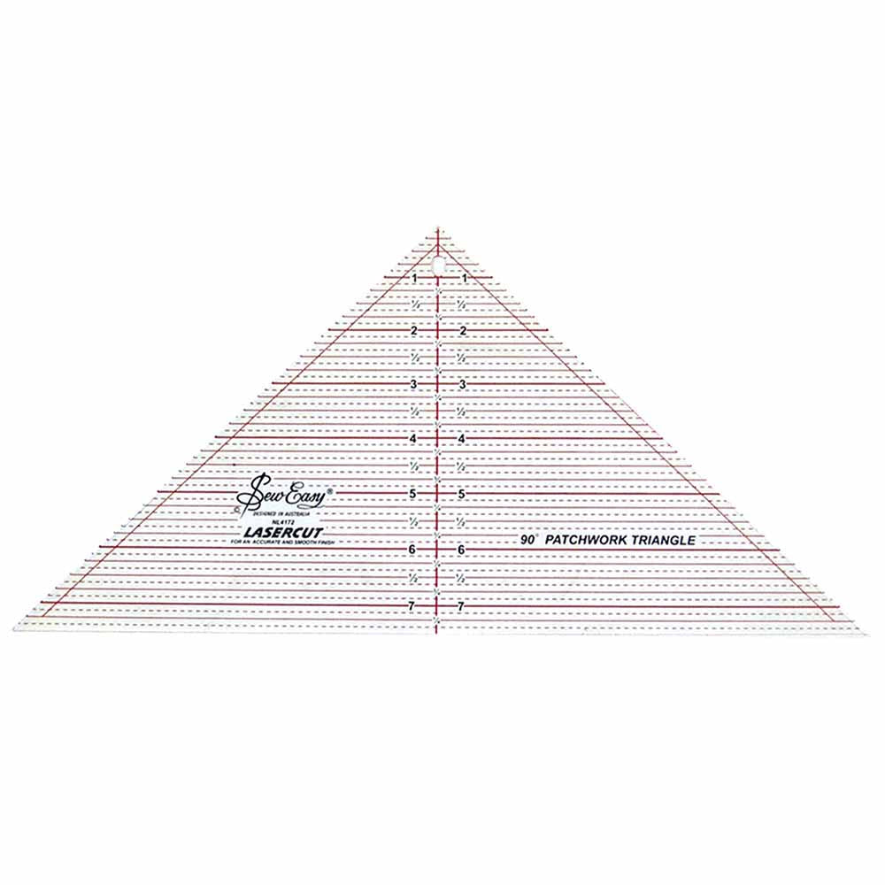 SEW EASY 90° Triangle Ruler 7 1/2 x 15 1/2 in