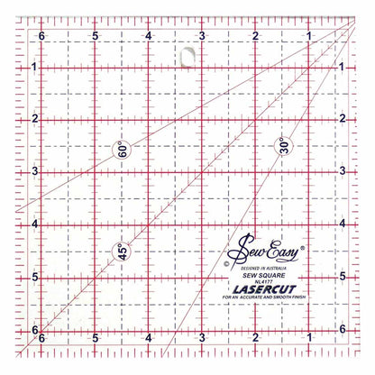 SEW EASY Square Ruler 6 1/2 x 6 1/2 in