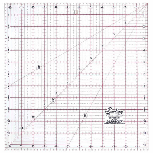 SEW EASY Square Ruler 12 1/2 x 12 1/2 in
