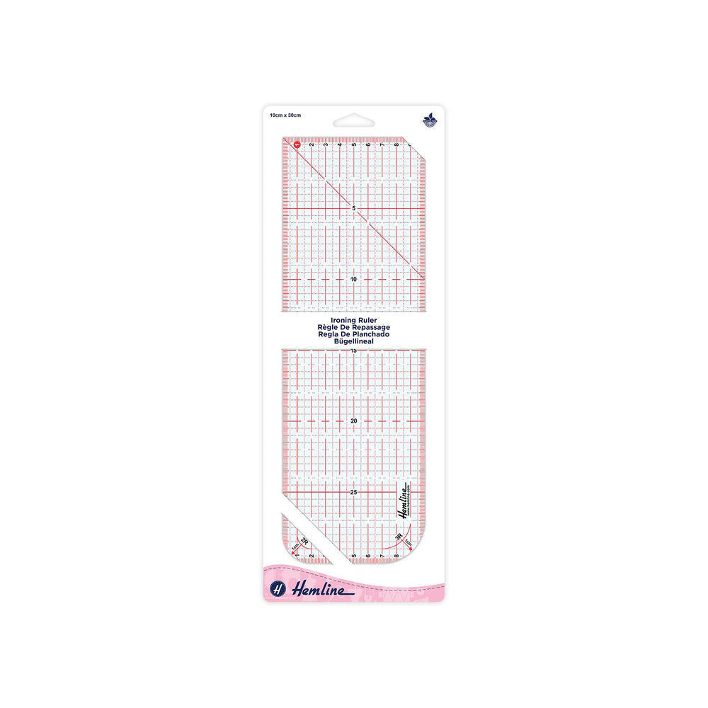 HEMLINE Ironing Ruler Heat-resistant 30 Cm (10 X 30 Cm)