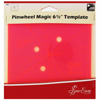 Sew Easy Pinwheel Magic Template Quilting 16.5 Cm (6-1/2")