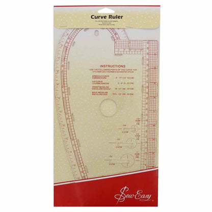 Sew Easy Curve Ruler Multi-use Metric & Imperial