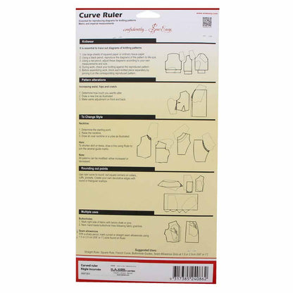 Sew Easy Curve Ruler Multi-use Metric & Imperial