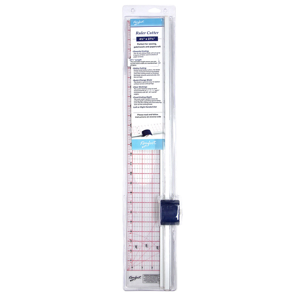 KOMFORT KUT Ruler Cutter – 11.4 × 69.9 cm (4 1/2″ × 27 1/2″)