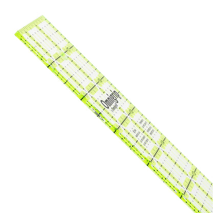 OMNIGRIP Ruler Neon 5" X 5" (12.7 X 12.7 Cm)