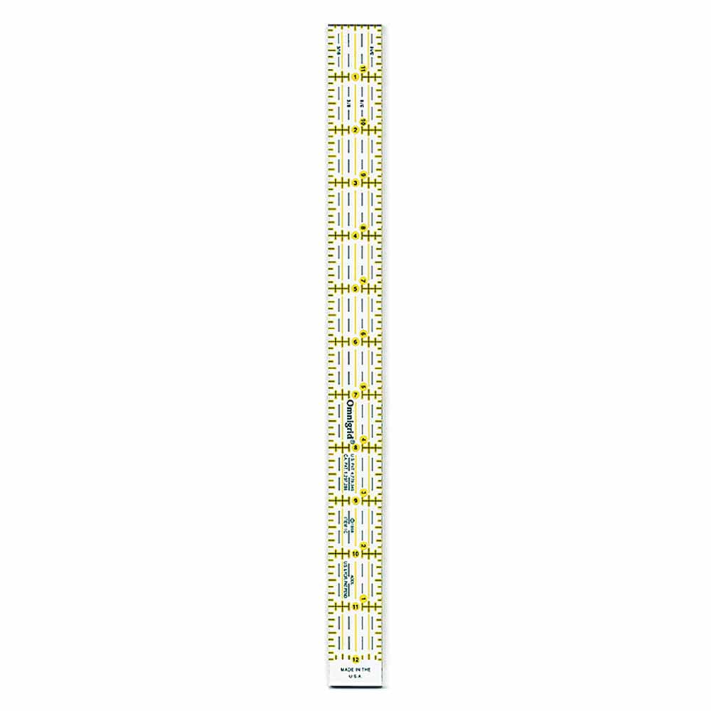 OMNIGRID Rectangle Ruler 1" × 12"
