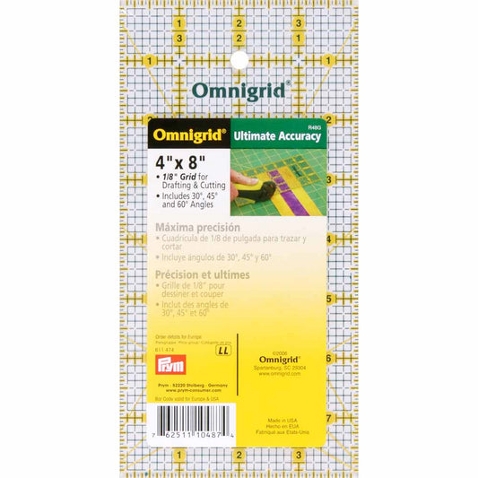 OMNIGRID Rectangle Grid Ruler 4" × 8"