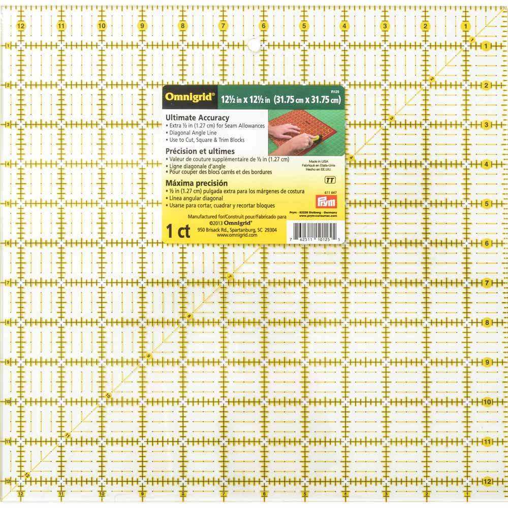 OMNIGRID Square Square Ruler 12½" × 12½"