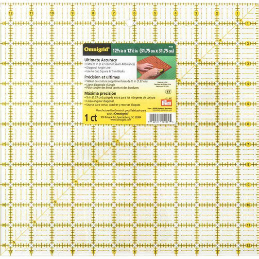 OMNIGRID Square Square Ruler 12½" × 12½"