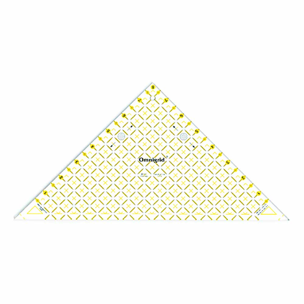 OMNIGRID Half-Square Triangle Quilting Ruler Up To 8 in