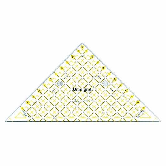OMNIGRID Half-Square Triangle Quilting Ruler Up To 6 in