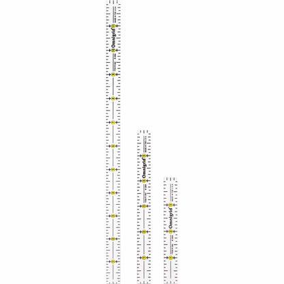 OMNIGRID Marking Ruler Trio Set 3-Pack (4 in, 6 in, 12 in)