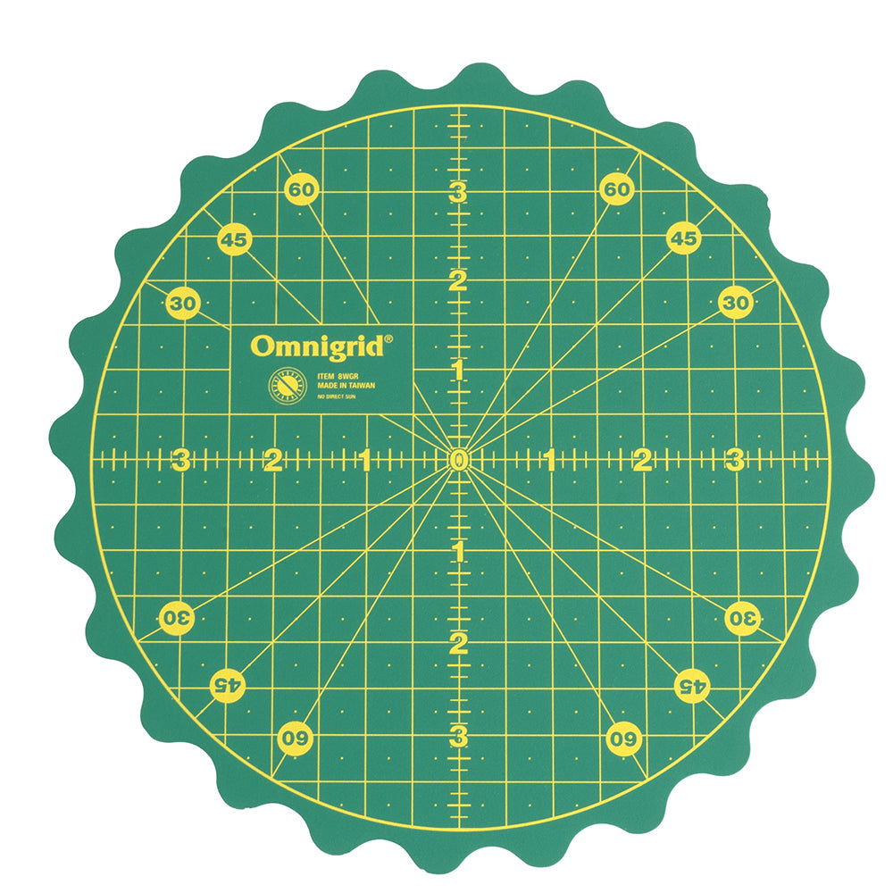 OMNIGRID 360° Rotating Self-Healing Cutting Mat 8 in Diameter