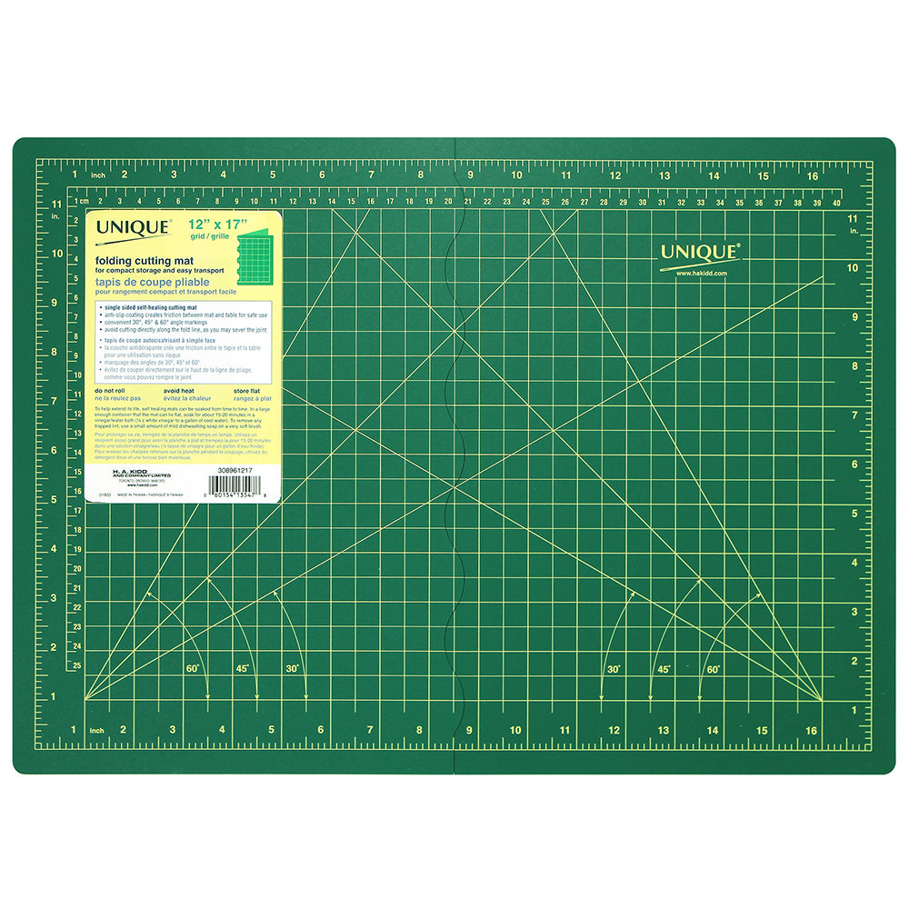 UNIQUE Folding Cutting Mat – 12" x 17"
