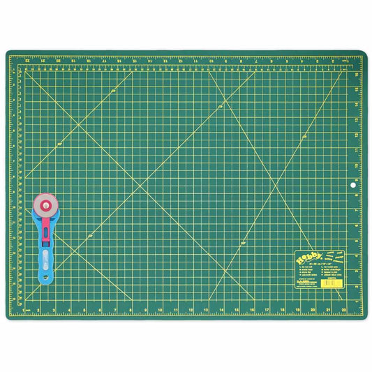 HOBBY Cutting Mat + 45 mm Rotary Cutter Starter Kit – 18" x 24"