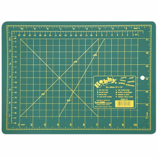 HOBBY Cutting Mat – 12" x 9" (approx. 30 cm x 22 cm)