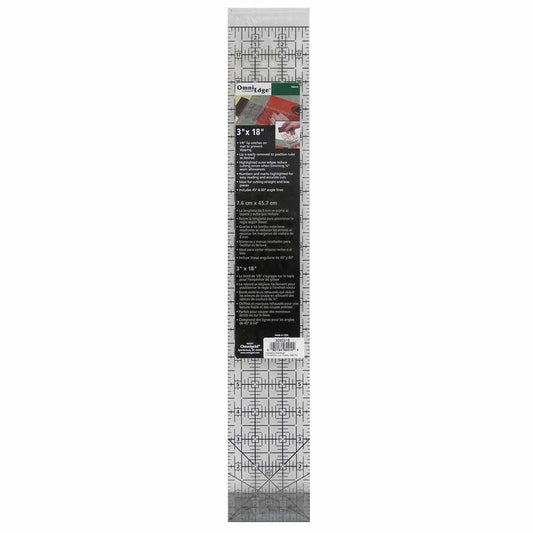 OMNIGRID OmniEdge Ruler With Removable Lip 3 in x 18 in