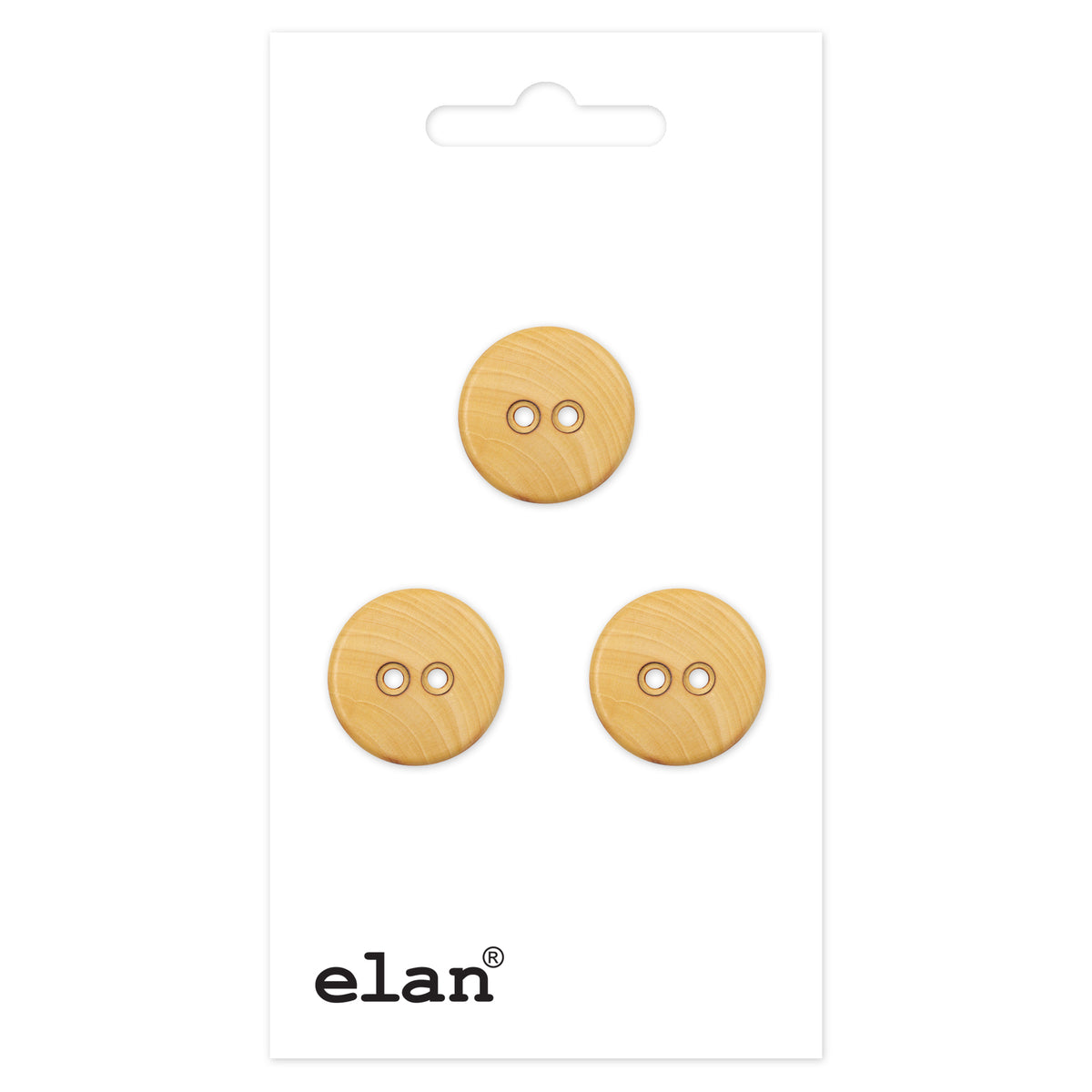 ELAN 2-hole button 18 mm (3/4 in), 3 count - 309454E