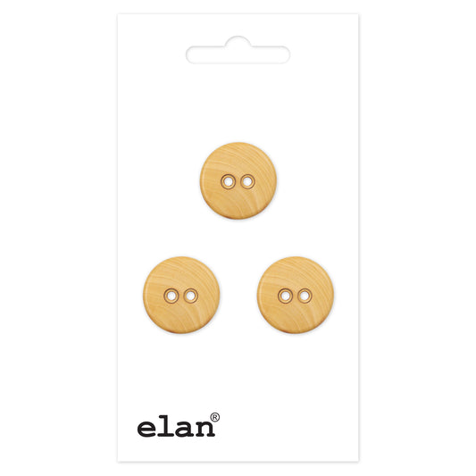 ELAN 2-hole button 18 mm (3/4 in), 3 count - 309454E