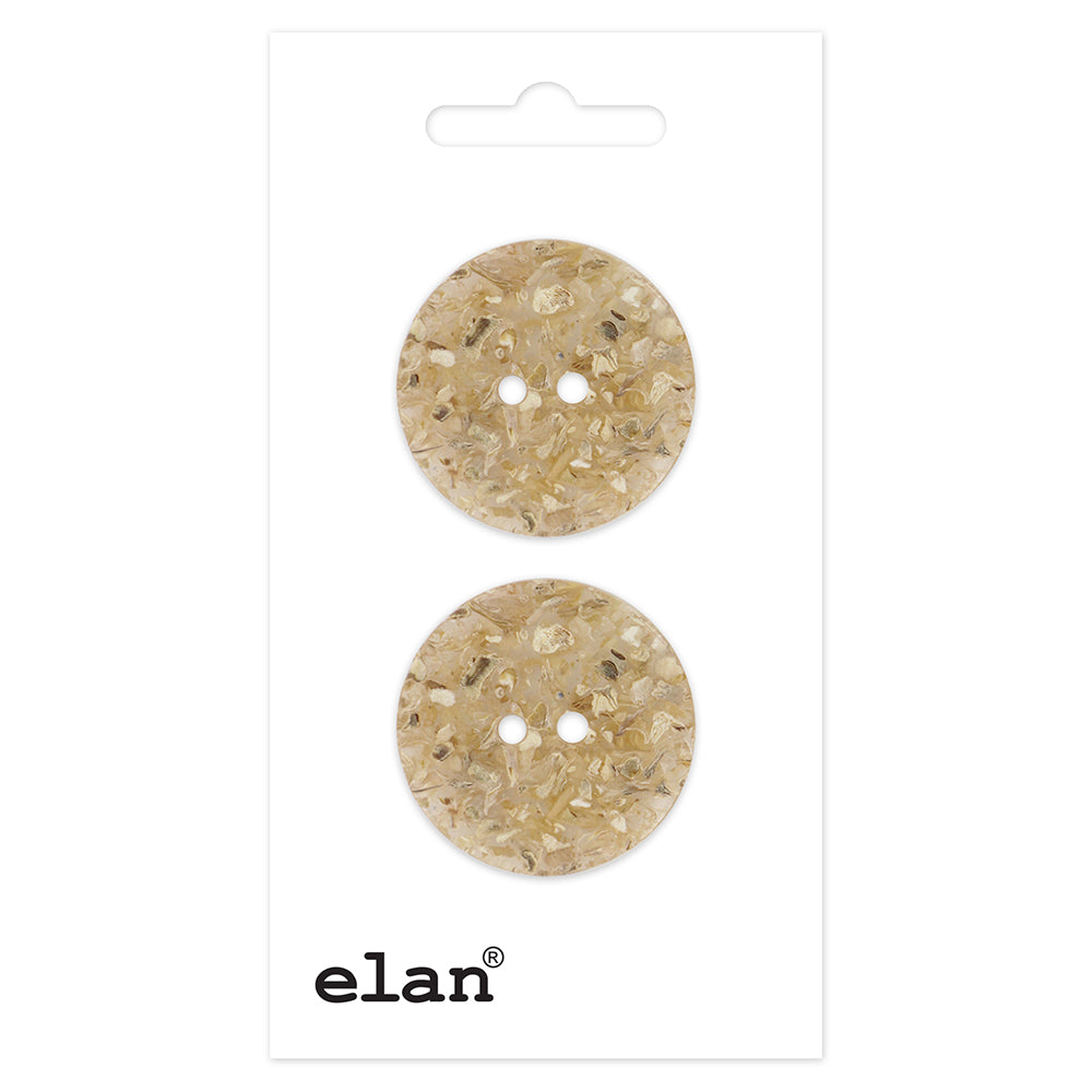 ELAN 2-Hole Sew-Through Button 23 mm (7/8 in) 2 Count