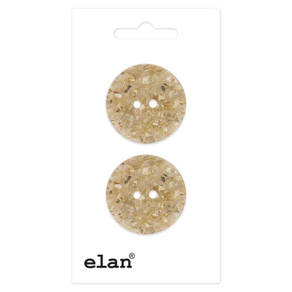 ELAN 2-Hole Sew-Through Button 23 mm (7/8 in) 2 Count