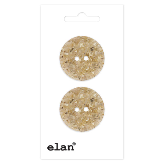 ELAN 2-Hole Sew-Through Button 23 mm (7/8 in) 2 Count