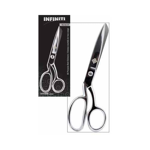 INFINITI All‑Purpose Bent Forged Steel Shears – Right – 8½" (21.6 cm)